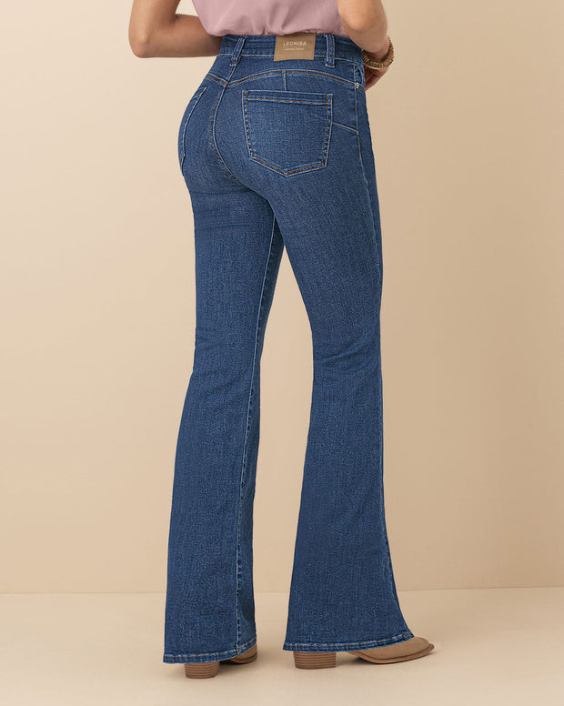 Jean levanta cola bota flare
