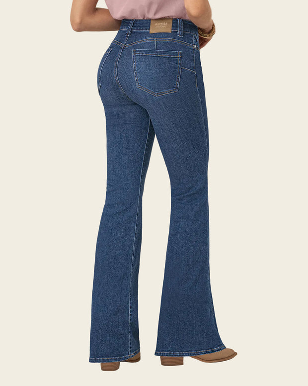 Jean levanta cola bota flare