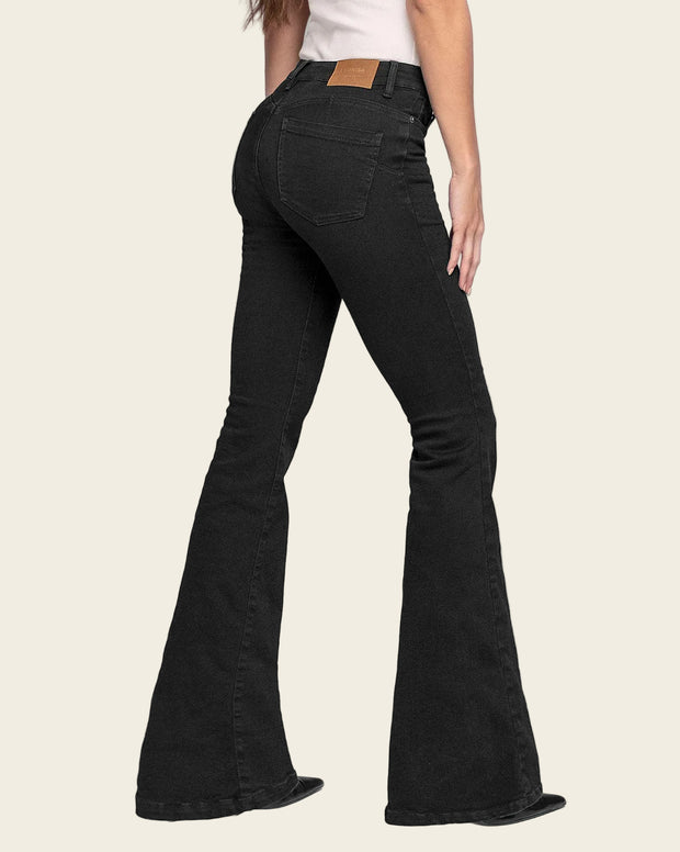 Jean levanta cola bota flare