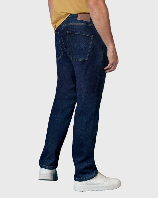 Jean bota recta básico para hombre