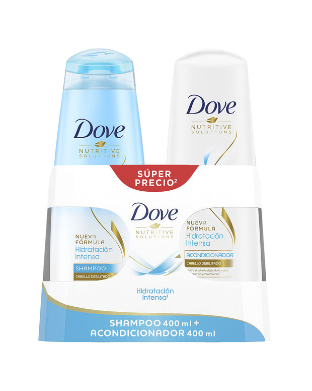 Shampoo 400 Ml + Acondicionador 400 Ml Hidratación intensa