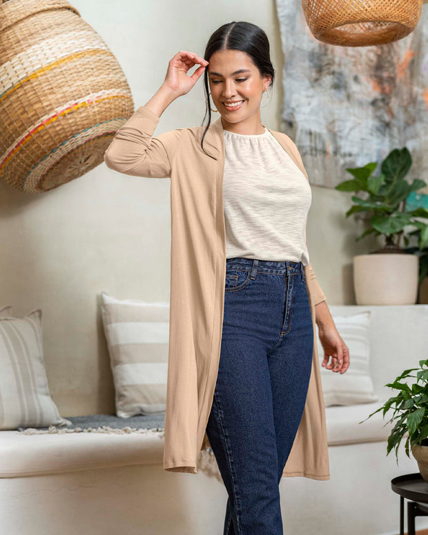 Saquillo con aberturas laterales