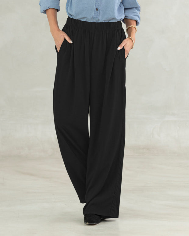 Pantalón largo de silueta recta
