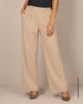Pantalón tipo sastre#color_c54-arena