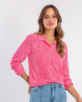 Blusa manga larga estampada en puff#color_495-ojalillo