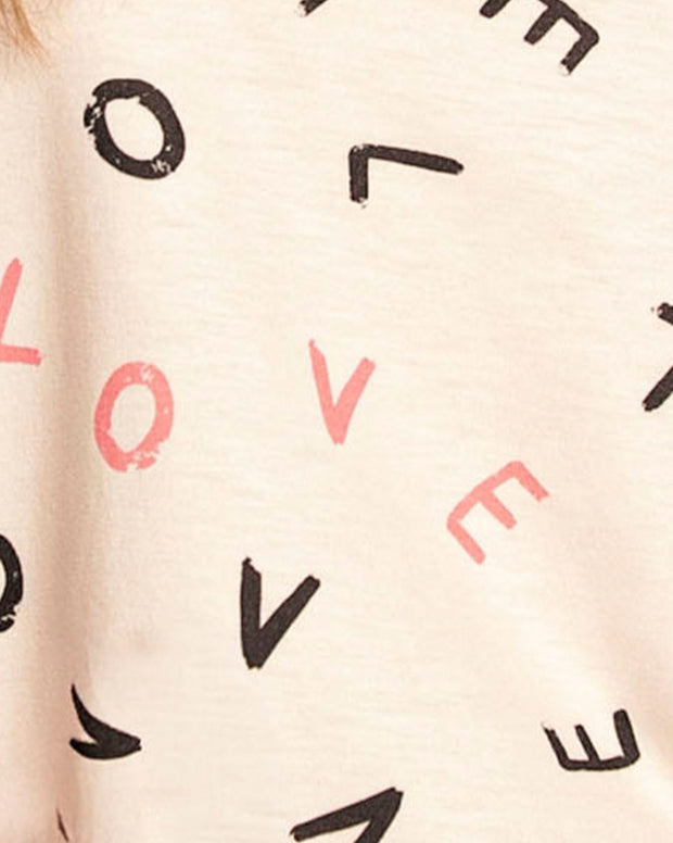 Camiseta manga corta estampada con dobladillo en manga