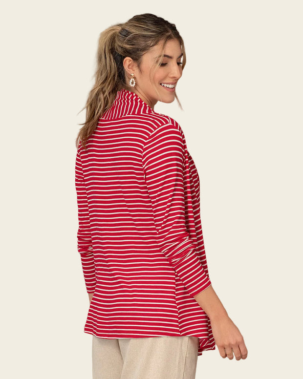 Saquillo estampado de silueta semiajustada