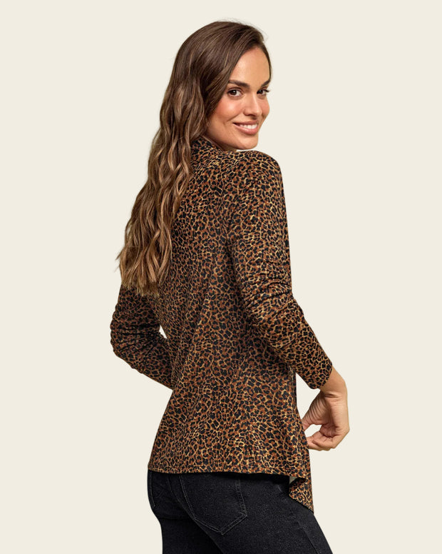 Saquillo estampado de silueta semiajustada
