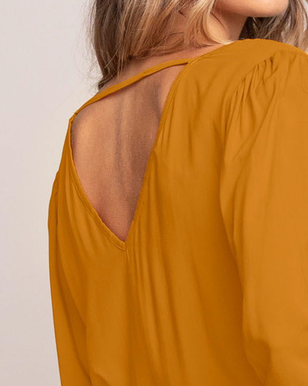 Blusa de mangas con volumen