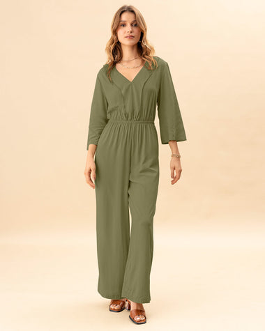 Enterizo largo con bolero en el frente#color_c48-verde