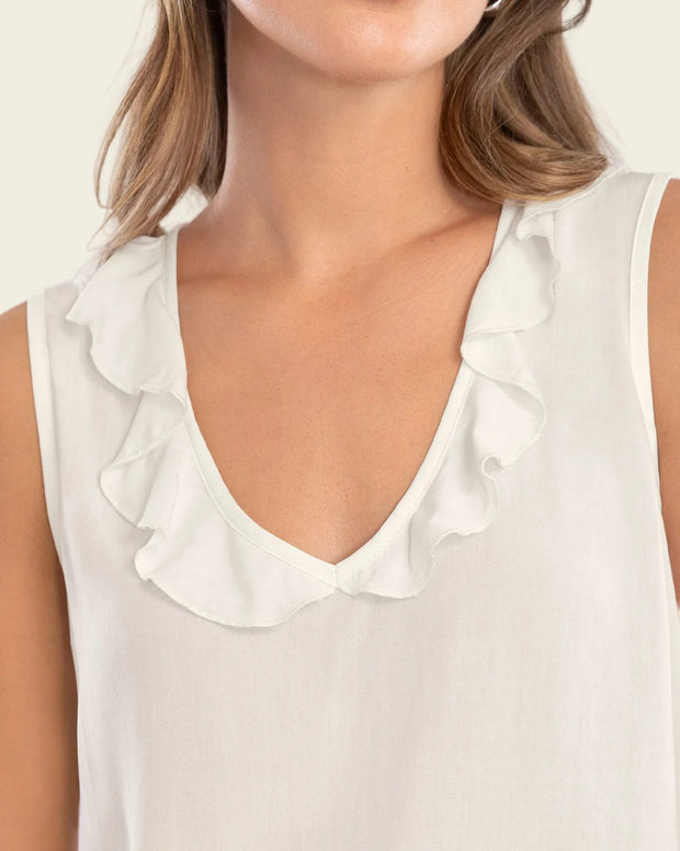Camiseta manga sisa con bolero en escote