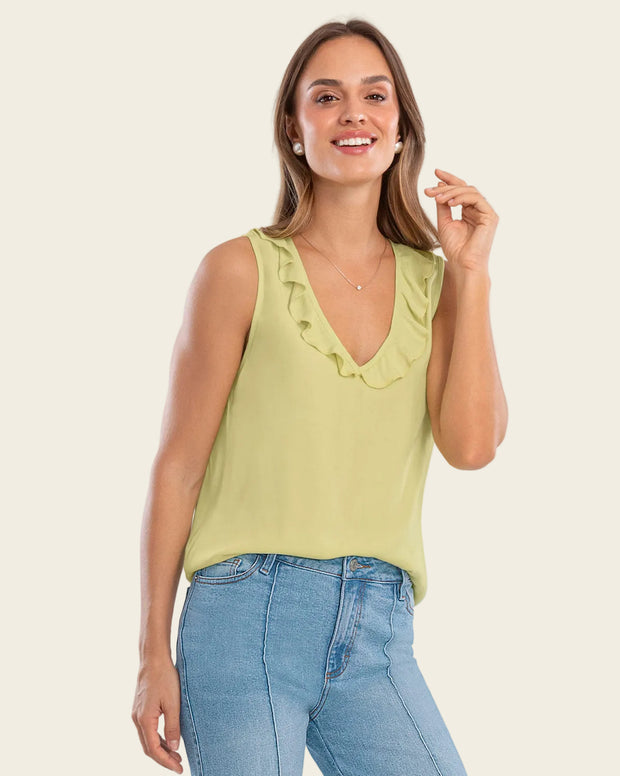 Camiseta manga sisa con bolero en escote