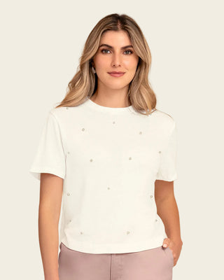 Camiseta manga corta con apliques de perlas#color_018-marfil