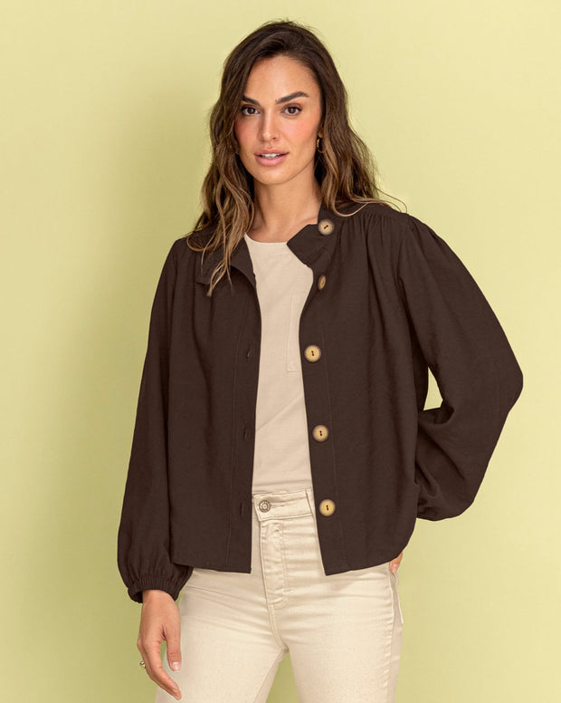 Chaqueta de mangas con volumen