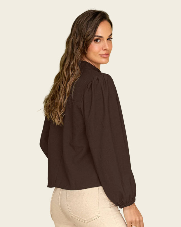 Chaqueta de mangas con volumen