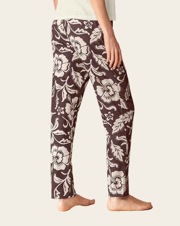 Pantalón de pijama con estampado navideño para mujer