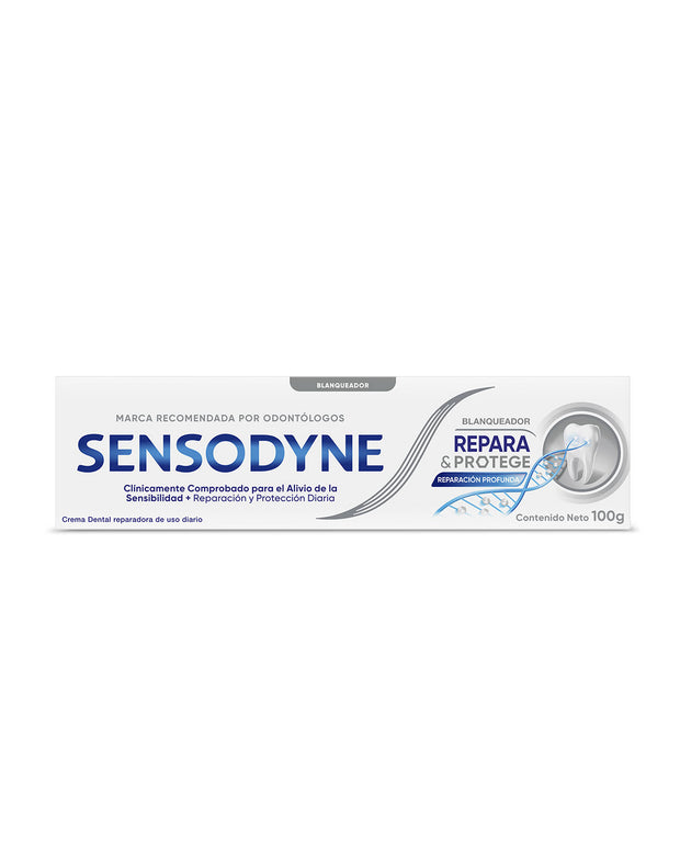 Crema dental Sensodyne Repara & Protege Blanqueador x 100 gr