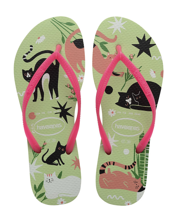 Sandalia Havaianas Slim Pets Femeninas