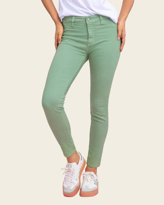 Jean skinny de silueta ajustada#color_475-verde-med