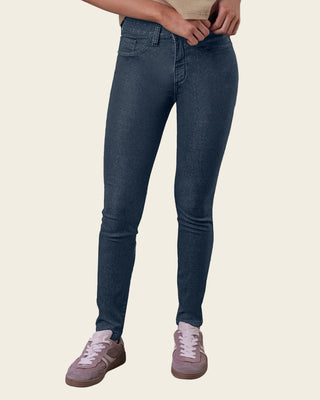 Jean skinny de silueta ajustada#color_c42-azul-oscuro