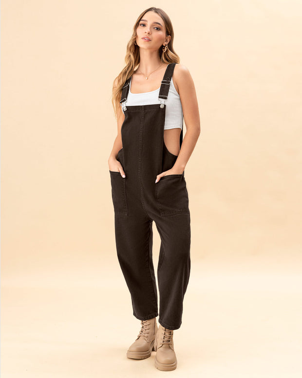 Enterizo largo tipo overall