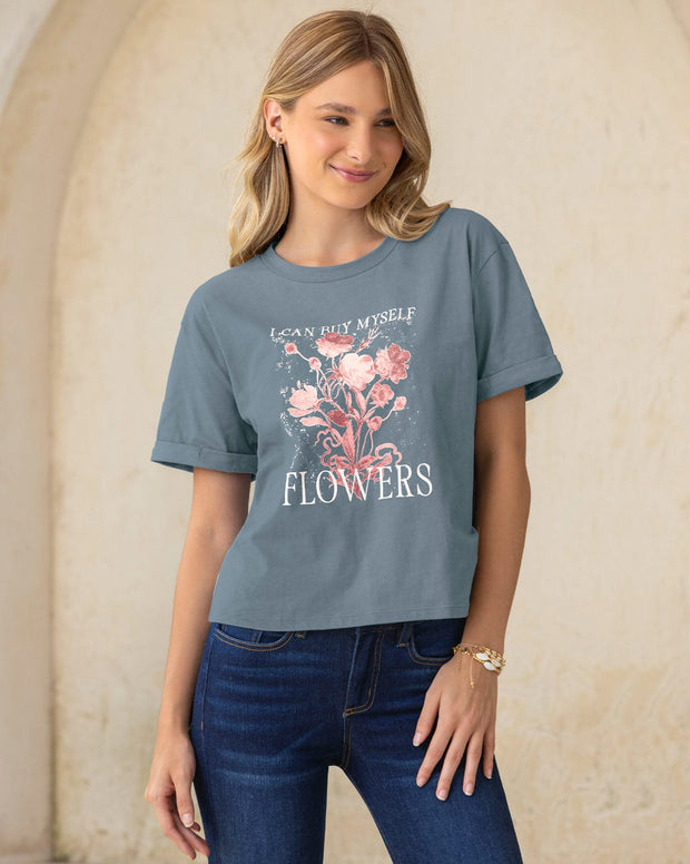 Camiseta básica manga corta con estampado