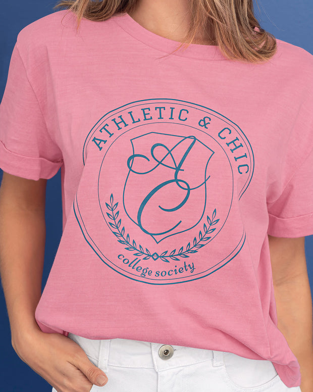 Camiseta básica manga corta con estampado