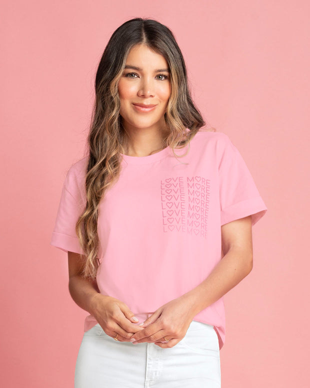 Camiseta básica manga corta con estampado