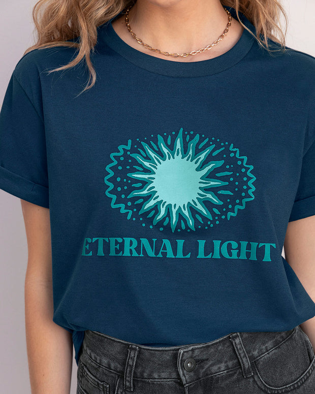 Camiseta básica manga corta con estampado