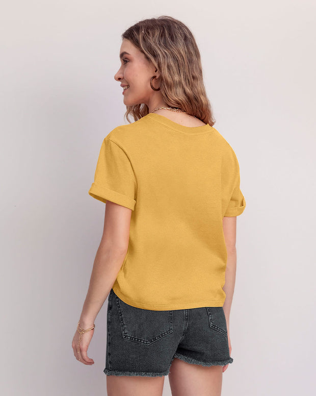 Camiseta básica manga corta con estampado