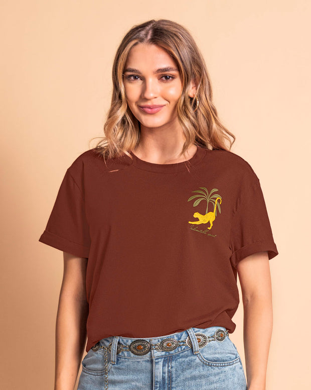 Camiseta básica manga corta con estampado