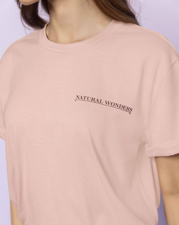 Camiseta básica manga corta con estampado