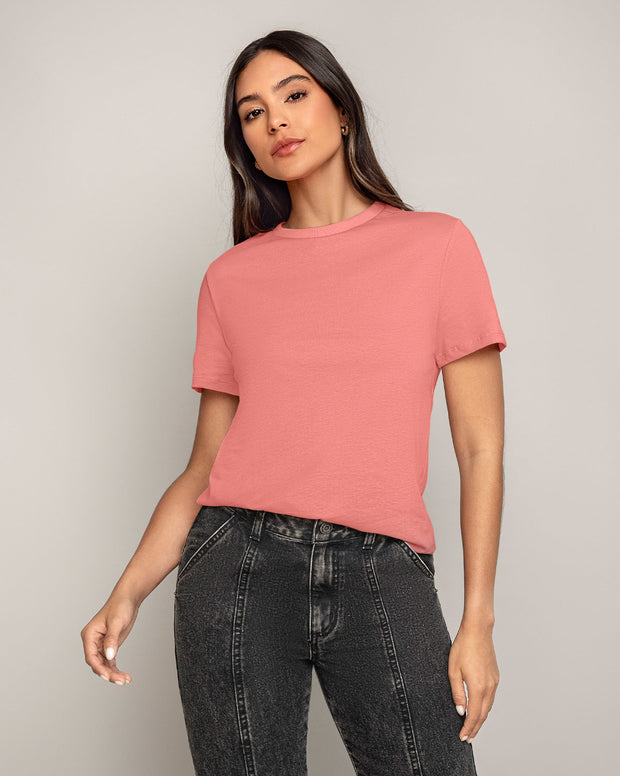 Camiseta manga corta básica
