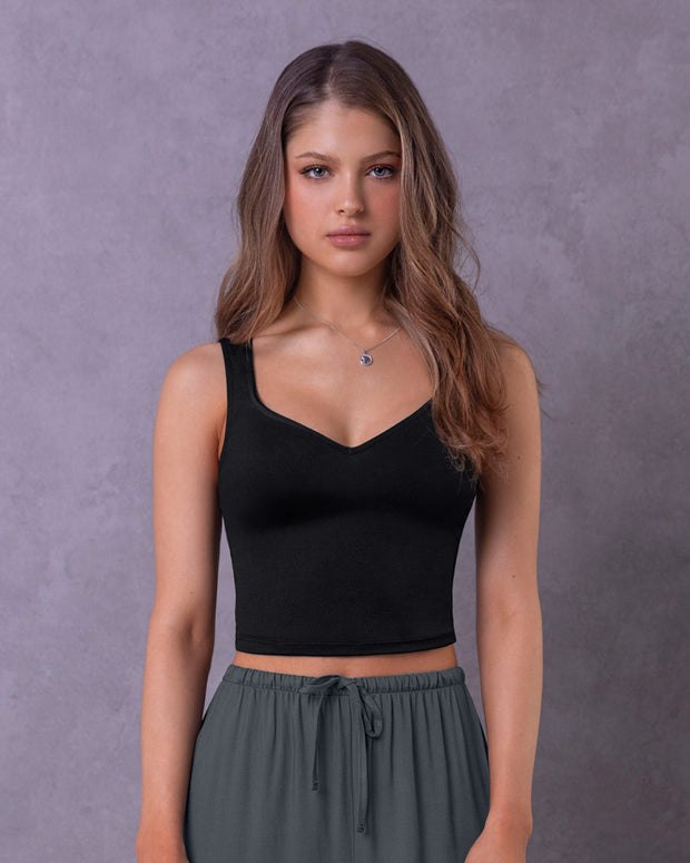 Crop top largo