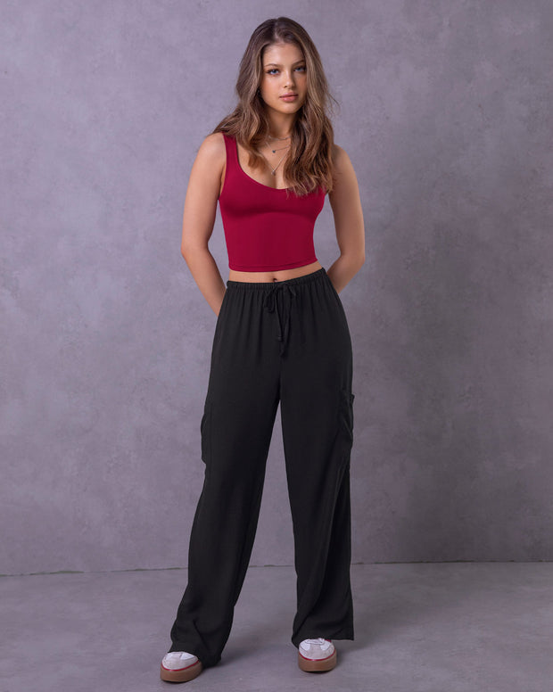 Crop top largo