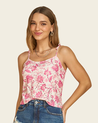 Camiseta de tiritas con detalle de ojete#color_145-estampado-rosado
