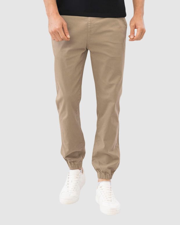 Jogger en drill para hombre