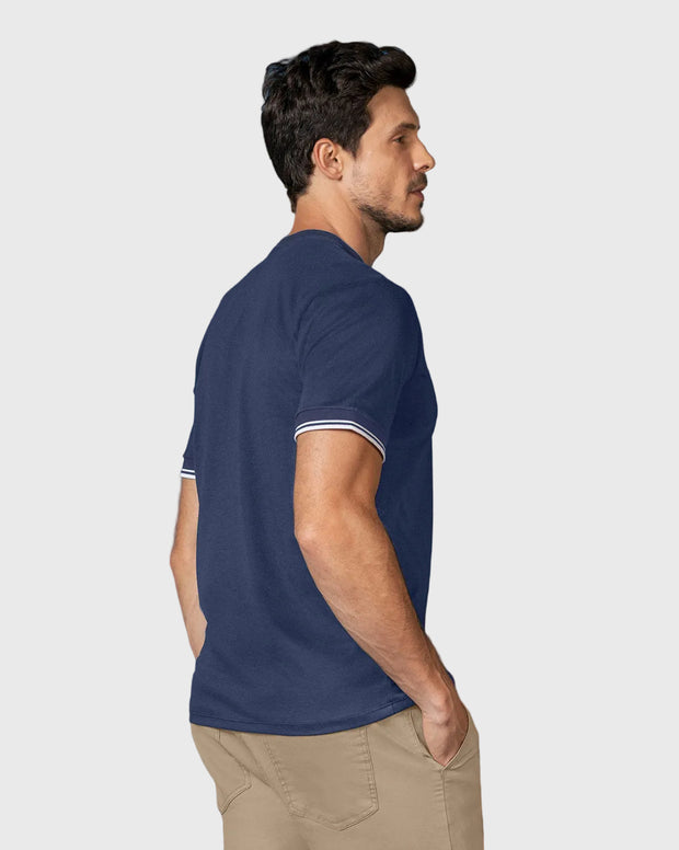Camiseta cuello redondo manga corta