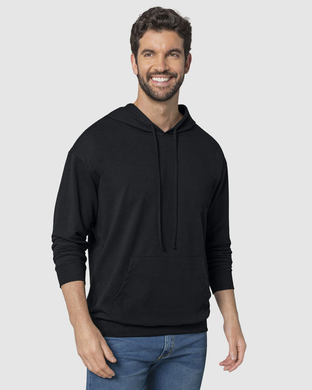 Buzo manga larga con capucha y tiras de ajuste