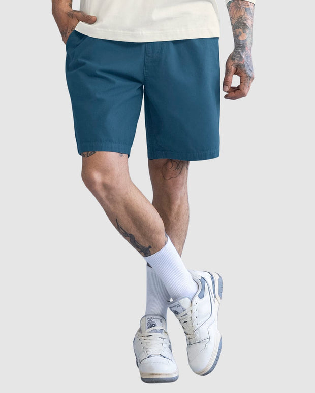 Bermuda con resorte y tira para ajustar en cintura