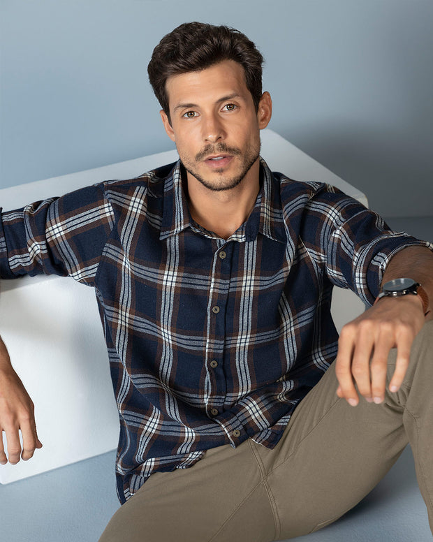 Camisa leñadora para hombre