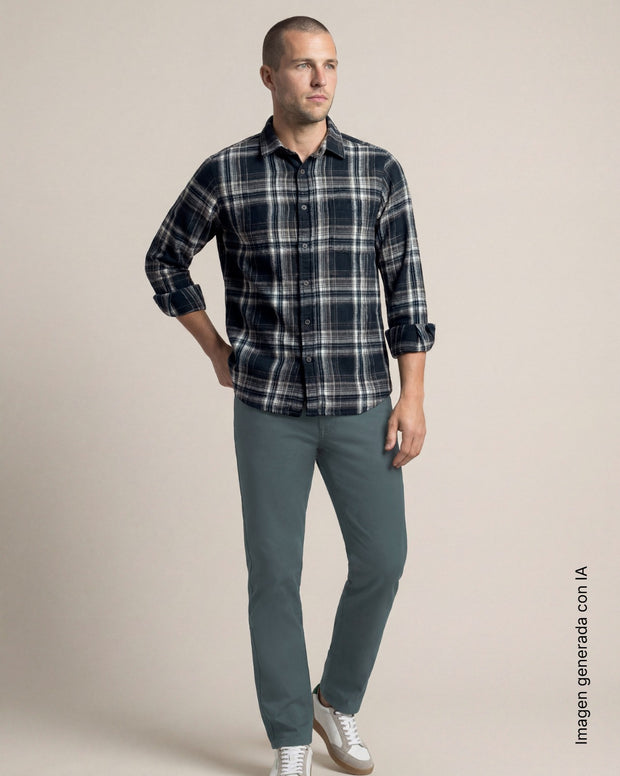 Camisa leñadora para hombre