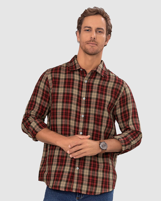 Camisa leñadora para hombre