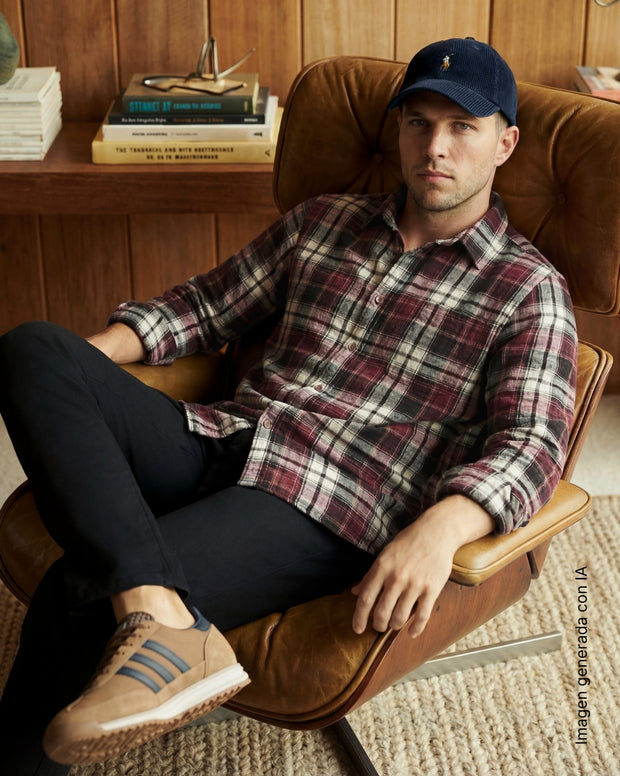 Camisa leñadora para hombre