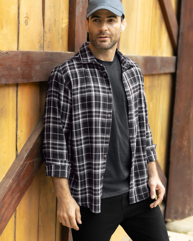 Camisa leñadora para hombre