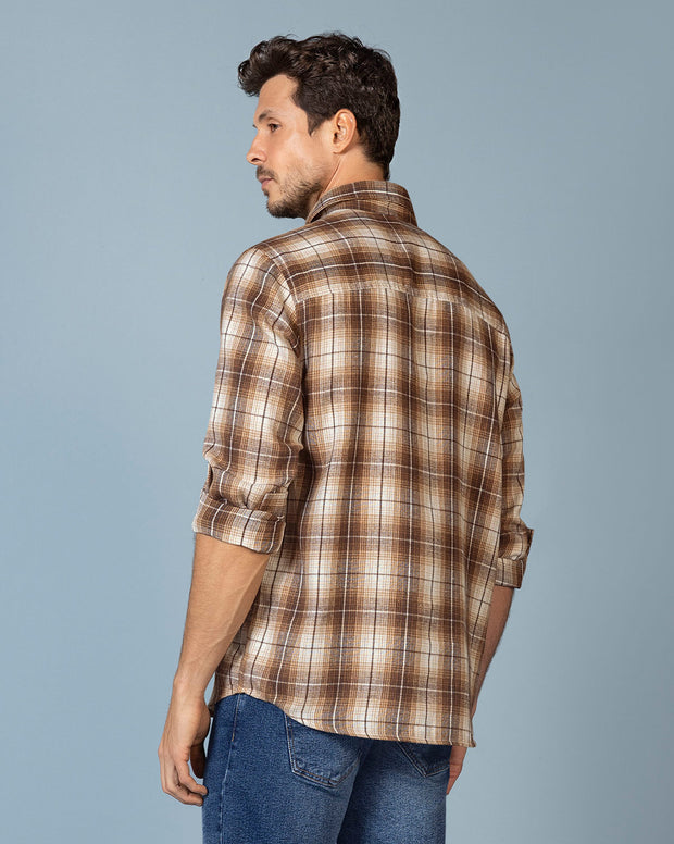 Camisa leñadora para hombre
