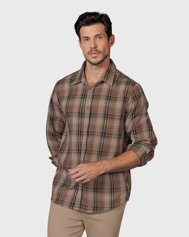 Camisa leñadora para hombre