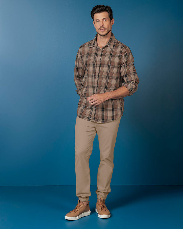 Camisa leñadora para hombre