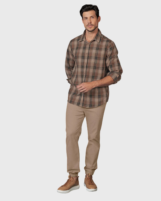 Camisa leñadora para hombre