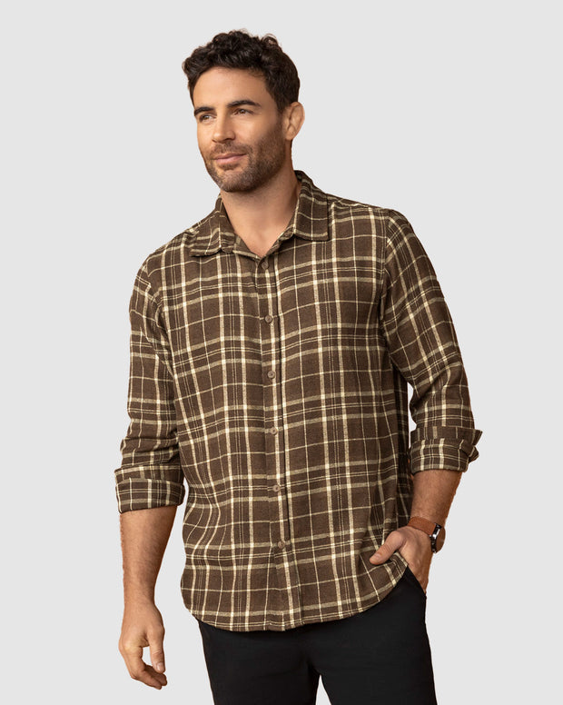 Camisa leñadora para hombre
